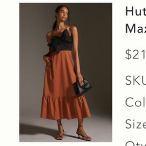 Hutch Colourblocked Bow-Tie Maxi Dress - Anthropologie